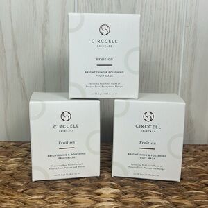 NEW CIRCCELL Skincare Fruition Brightening & Polishing Fruit Mask, Set of 3